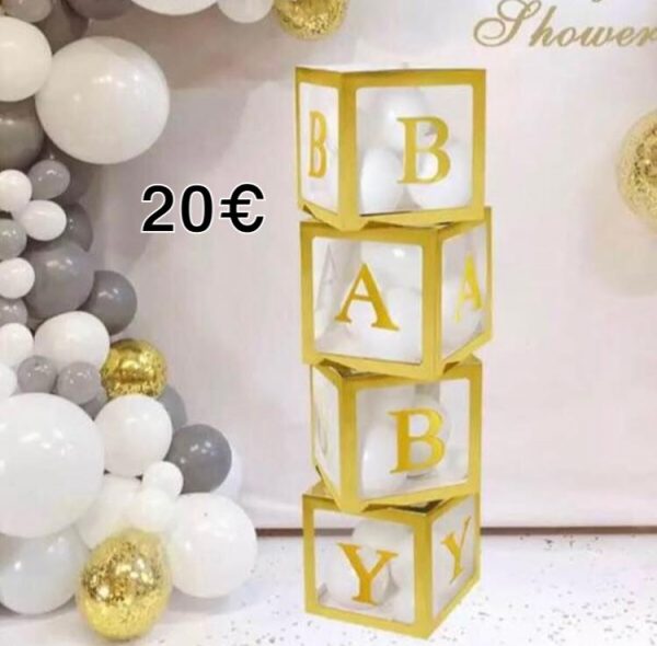Cube BABY dorée=