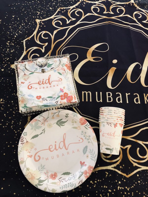 Set couvert eid mubarak fleuri – Image 2